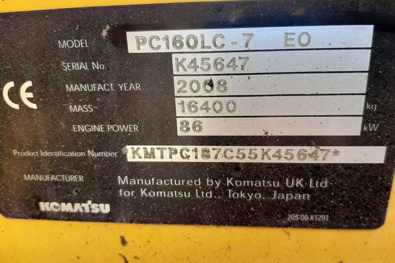 OmecoHub - Immagine KOMATSU PC160LC-7